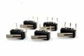 5 Adet Mini Micro Switch Paletli KW10 Z1P 90 Derece Yan L Pin