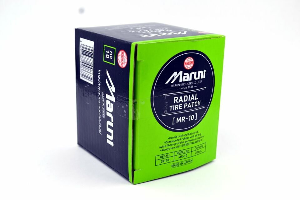 20 Adet Dikdörtgen Lastik Tamir Yanak Yaması 8X6cm Maruni