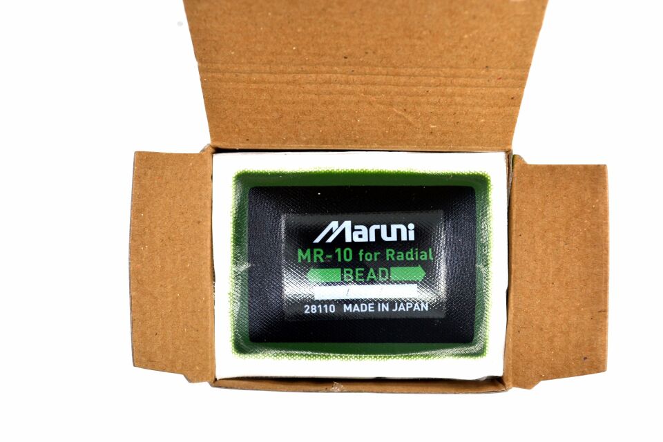20 Adet Dikdörtgen Lastik Tamir Yanak Yaması 8X6cm Maruni