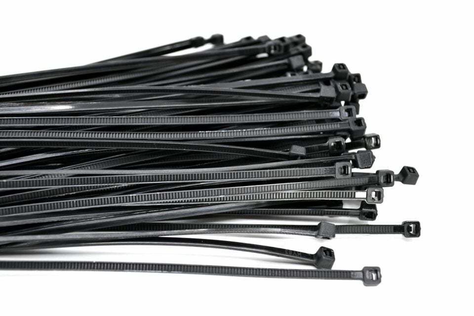 200x2,5 Ultraviyole Dayanıklı Kablo Bağı Siyah 100 Adetli Poşet MT-UV200