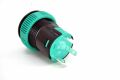 Yaylı 19mm 12V 20A Power Logolu Yeşil Işıklı Buton Elektrik Anahtarı MT-ANY11