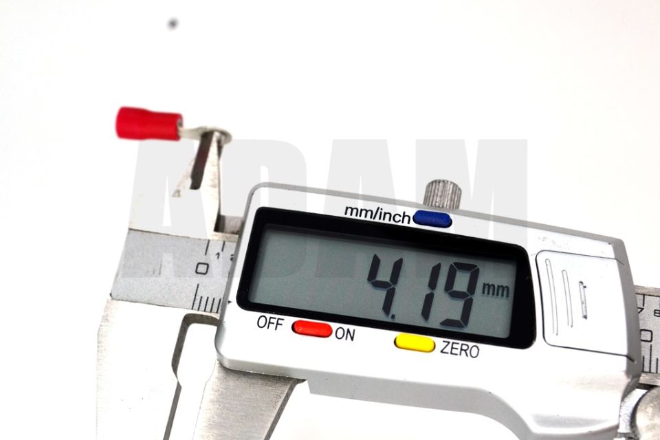 200 Adet 0,50-1,50 Bakır Kablo Pabucu Kırmızı M4 Delikli Sıkmalı Sulye MT-SKS4K