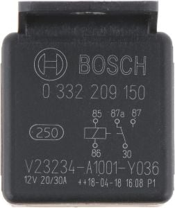 12V 20/30A Çift Platin Mini Röle 5 Fiş Bosch 0332209150