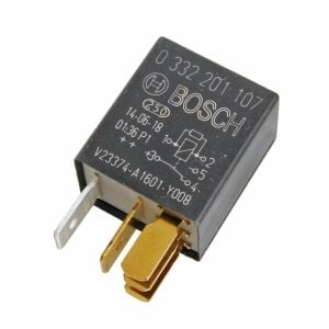 12V 10/30A Dirençli Çift Platin Mikro Röle 5 Fiş Bosch 0332201107