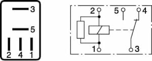 12V 10/30A Dirençli Çift Platin Mikro Röle 5 Fiş Bosch 0332201107