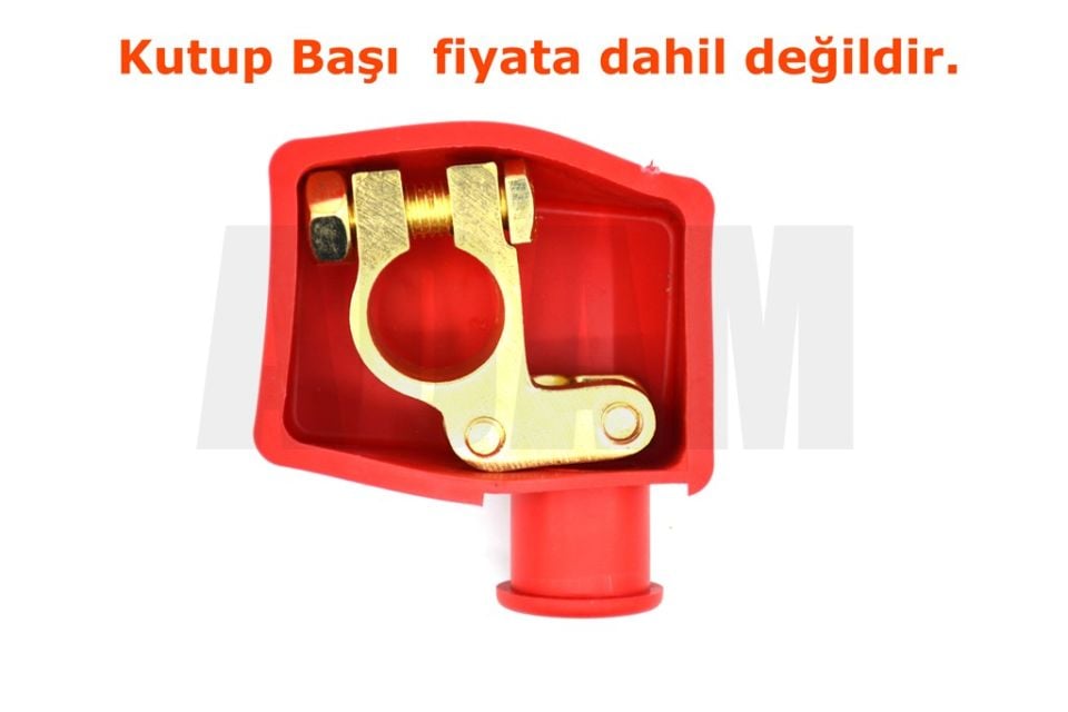 (+) Akü Kutup Başı Muhafaza Lastiği Kırmızı Koruma Kapağı