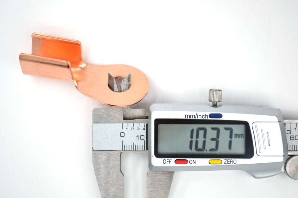 50mm² Akü Kablosu İçin M10 Pabuç Bakır Başlık Sulye