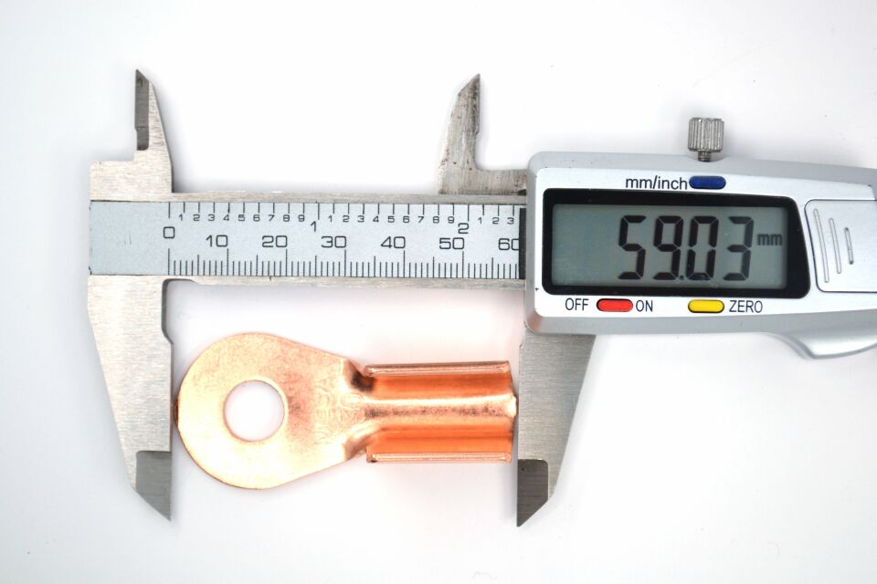 50mm² Akü Kablosu İçin M10 Pabuç Bakır Başlık Sulye