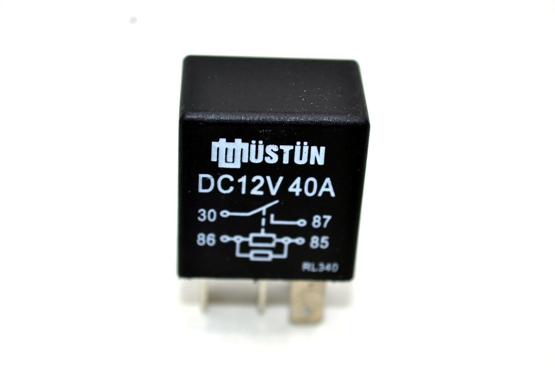 Mikro Röle 12V 40A 4 Fişli Dirençli Çift Platin
