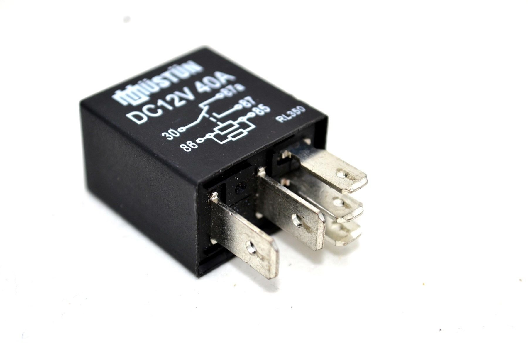 Mikro Röle 12V 40A 5 Fişli Dirençli Çift Platin
