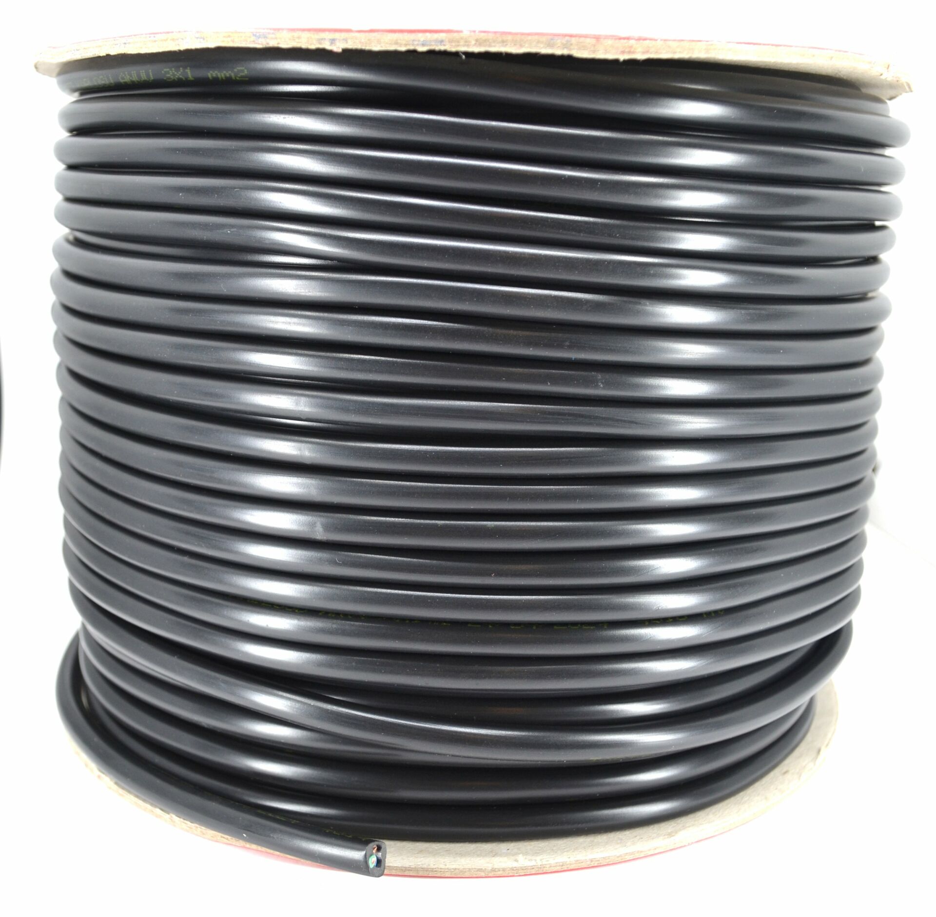 100 Metre Siyah 3x1,00mm² Bakır TTR Kablo ANNW