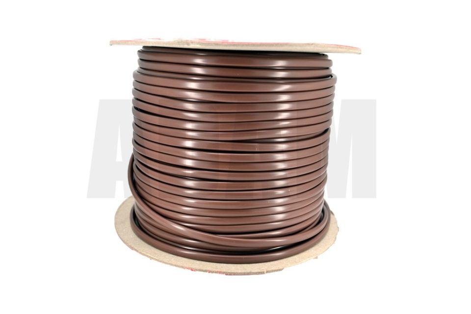 100M Marine Yassı 2x1,00mm² Kalaylı Bakır Kablo TTR MYY Kahverengi Ahşap
