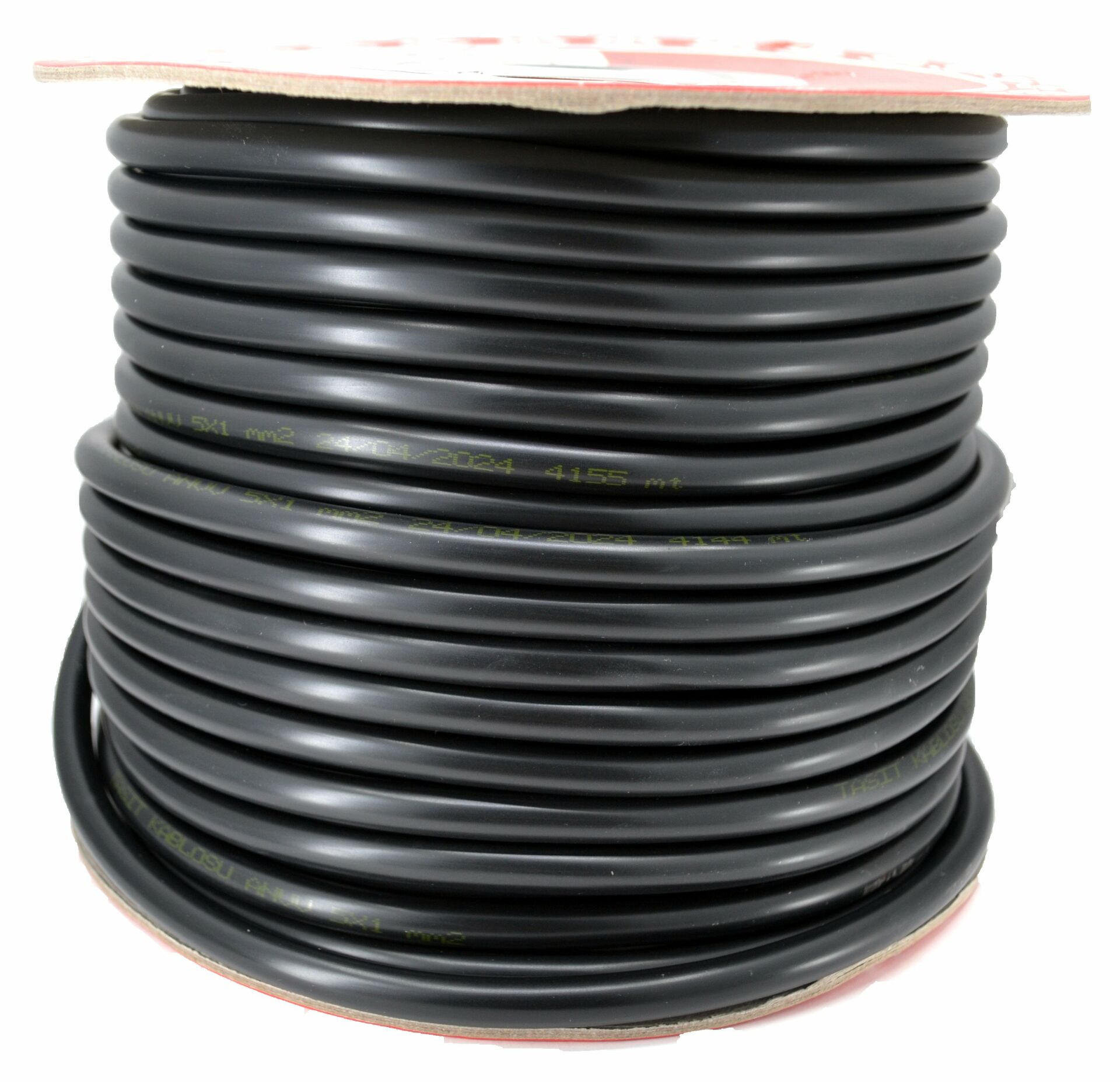 100 Metre Siyah 5x1,00mm² Bakır TTR Kablo ANNW