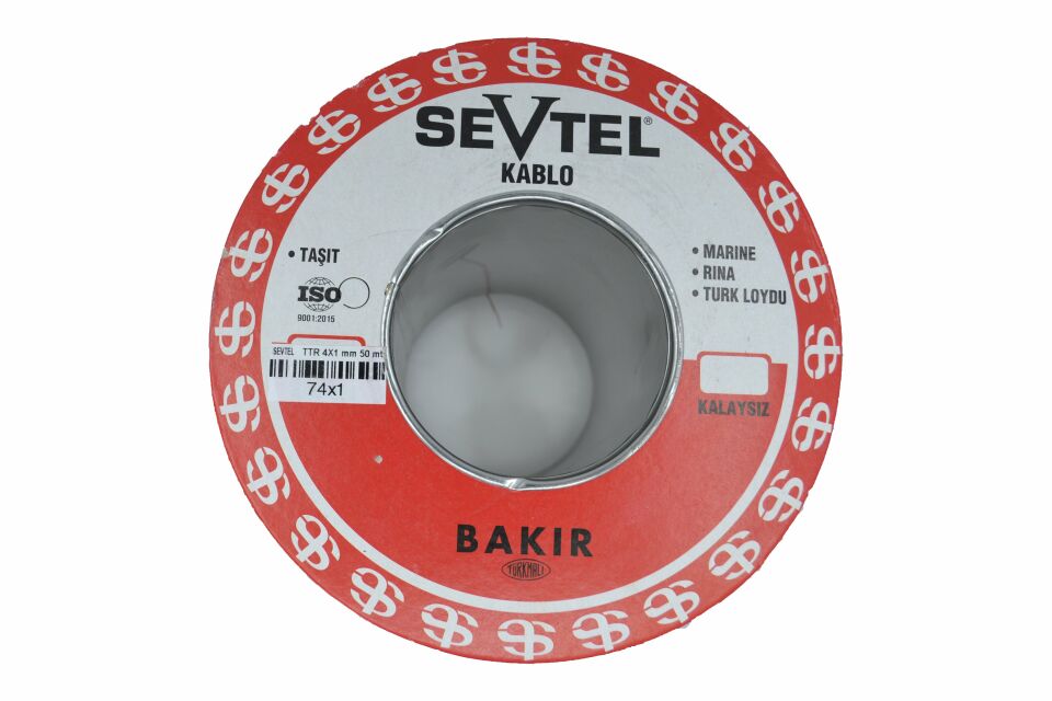 100 Metre Siyah 4x1,00mm² Bakır TTR Kablo ANNW