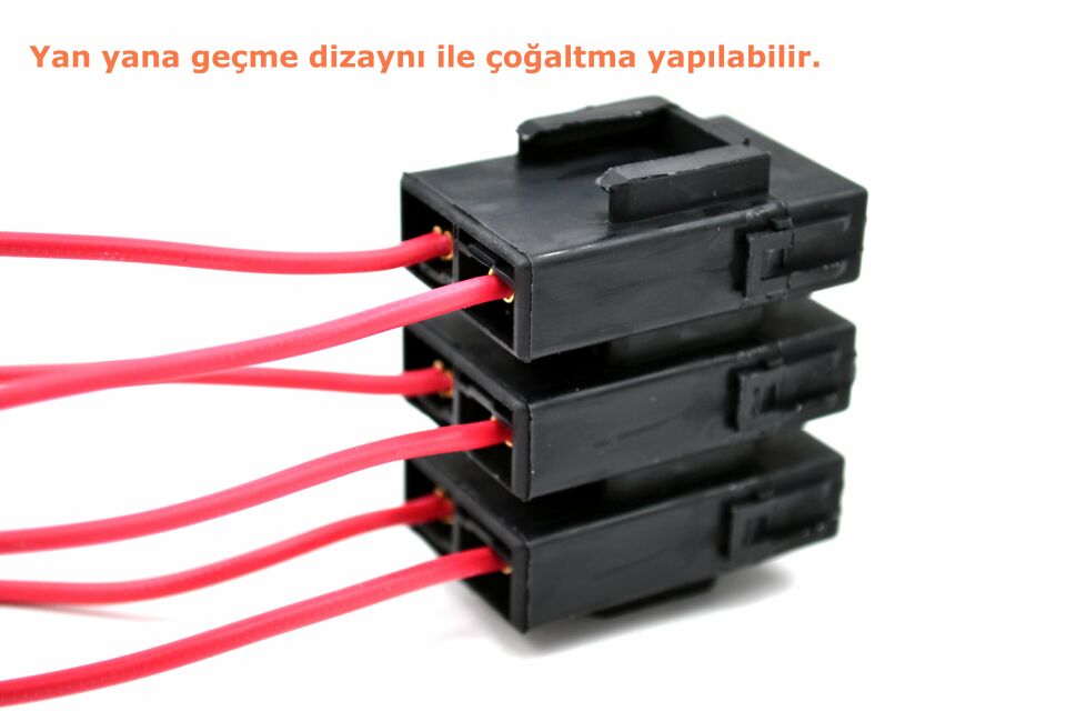 Standart Bıçak Sigorta Yuvası 1mm² Kablolu Kapaklı İç Mekan MT-SY10