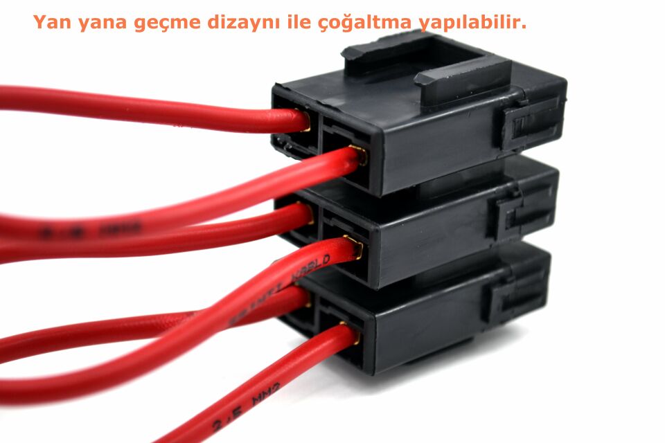 Standart Bıçak Sigorta Yuvası 2.5mm² Kablolu Kapaklı İç Mekan MT-SY25