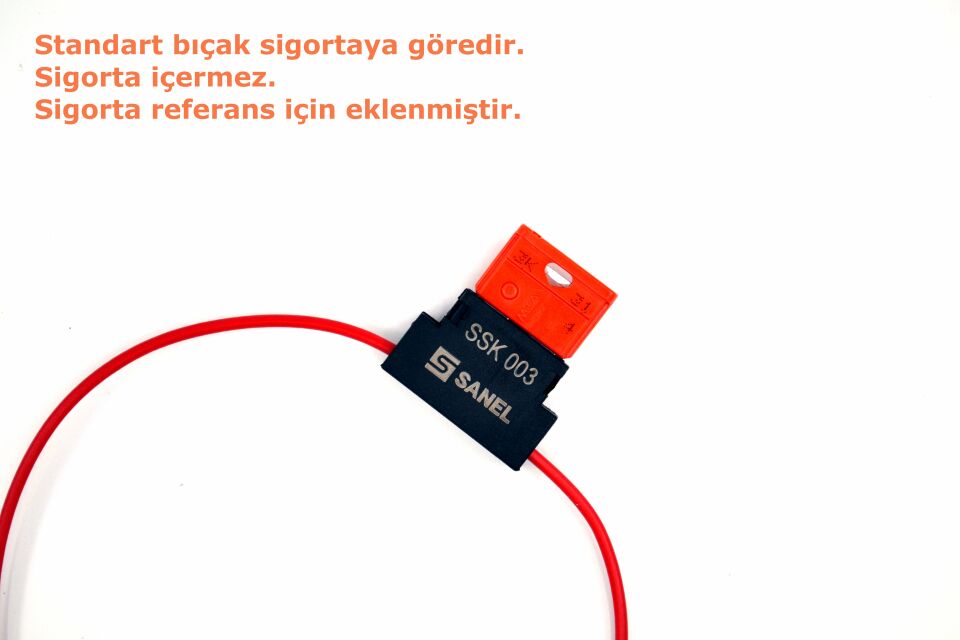 Standart Bıçak Sigorta Yuvası 1mm² Kablolu İç Mekan