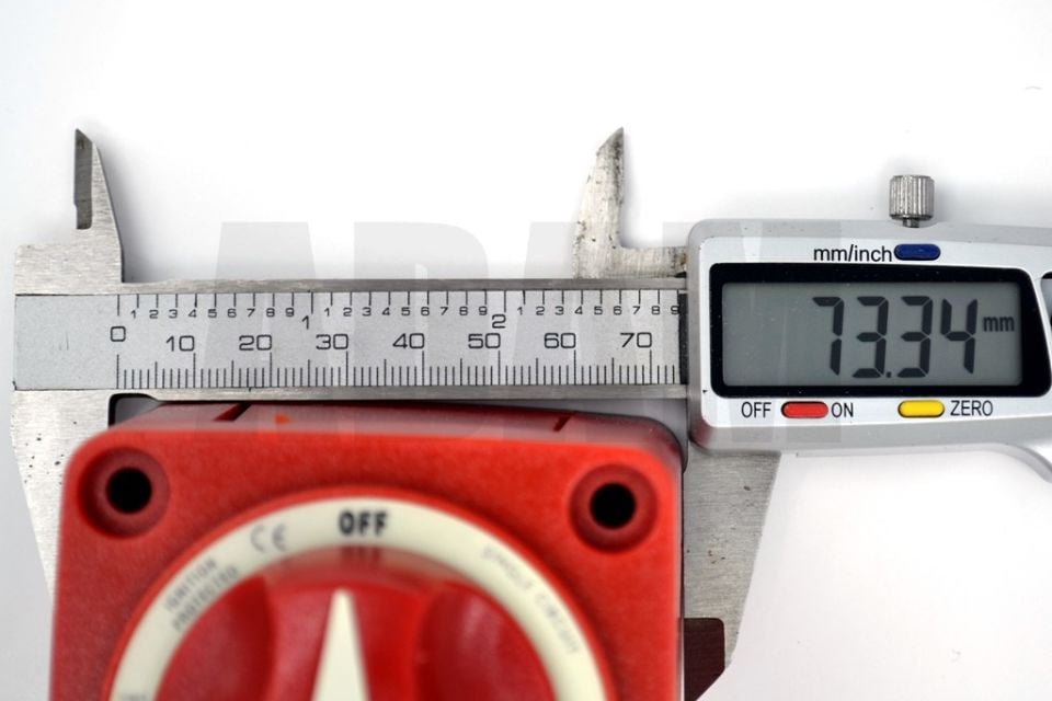Akü Elektrik Devre Kesici Şalter Anahtar Kırmızı Kasalı 12V-48V DC 300A MT-ADK300KK