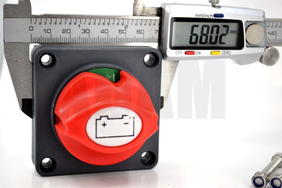 Akü Elektrik Devre Kesici Şalter Anahtar 12V-24V DC 275A Gömme MT-ADK275G