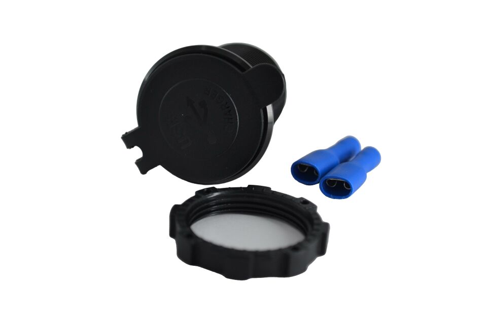 12V 24V DC USB QC3.0 Type-C PD Şarj Port Dokunmatik Anahtarlı Yuvarlak MT-UP04