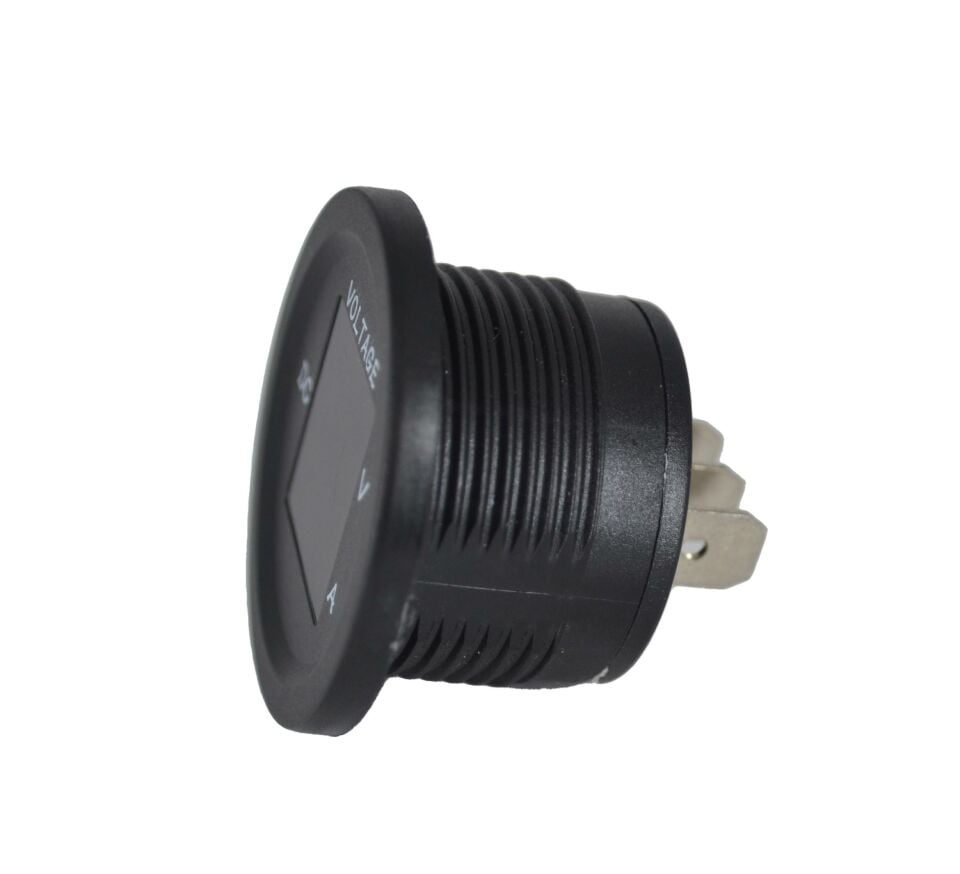 12V 48V DC Voltmetre Ampermetre 0-10A Yuvarlak MT-GP03