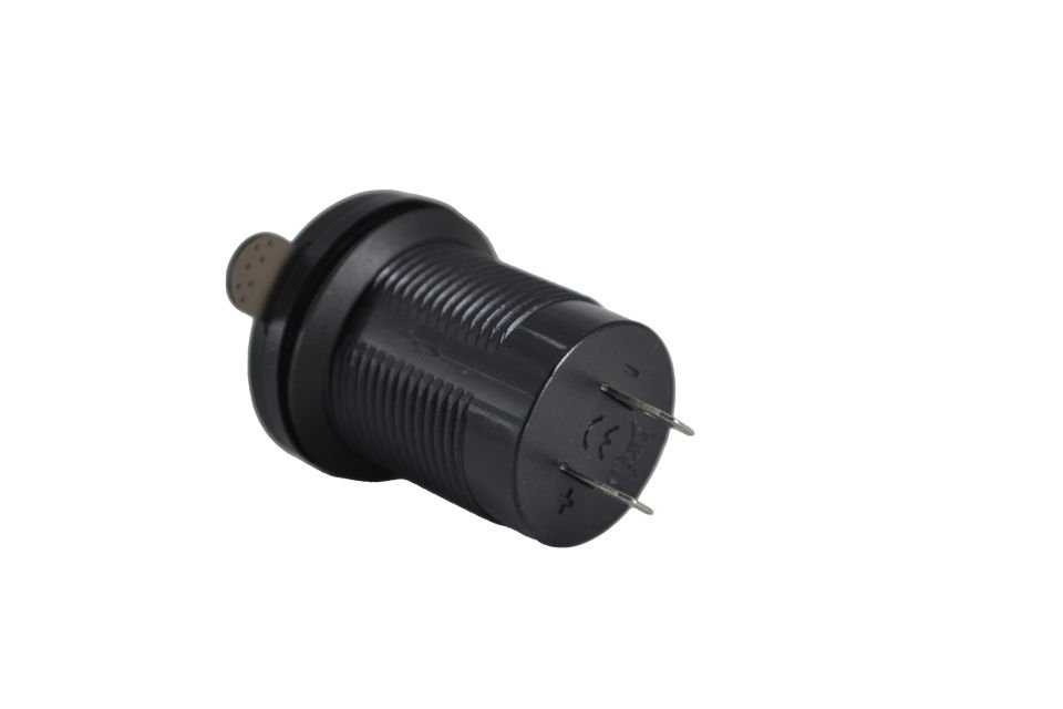 12V 24V DC USB QC3.0 Şarj Port Voltmetreli Anahtarlı Yuvarlak MT-UP02