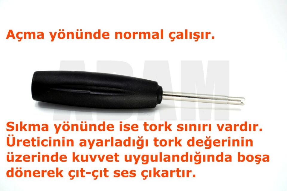 Sibop Pafta Tornavidası 4,5cm Sıkma Yönü Tork Mekanizmalı