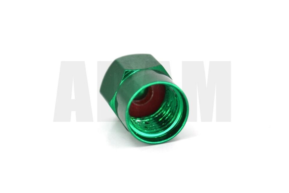 Contalı Aluminyum Sibop Kapağı Metalik Yeşil