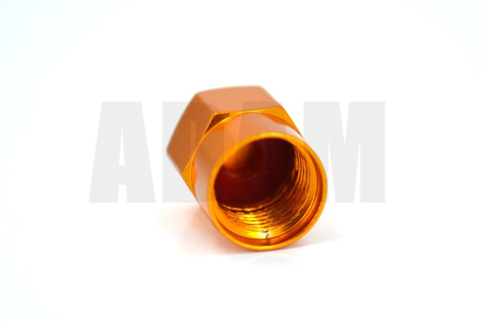 Contalı Aluminyum Sibop Kapağı Metalik Sarı Gold