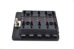 Bıçak Sigorta Kutusu 10 Port İkaz Ledli