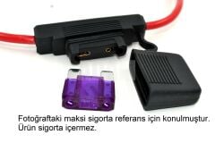Maxi Maksi Bıçak Sigorta Kutusu Yuvası Su Geçirmez