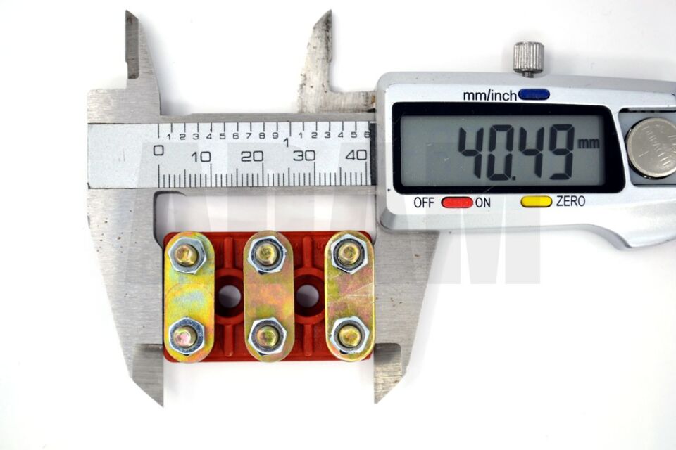 No1 Gamak Tipi Cam Elyaflı Motor Klemensi 40x25 M4 MT-MKE01