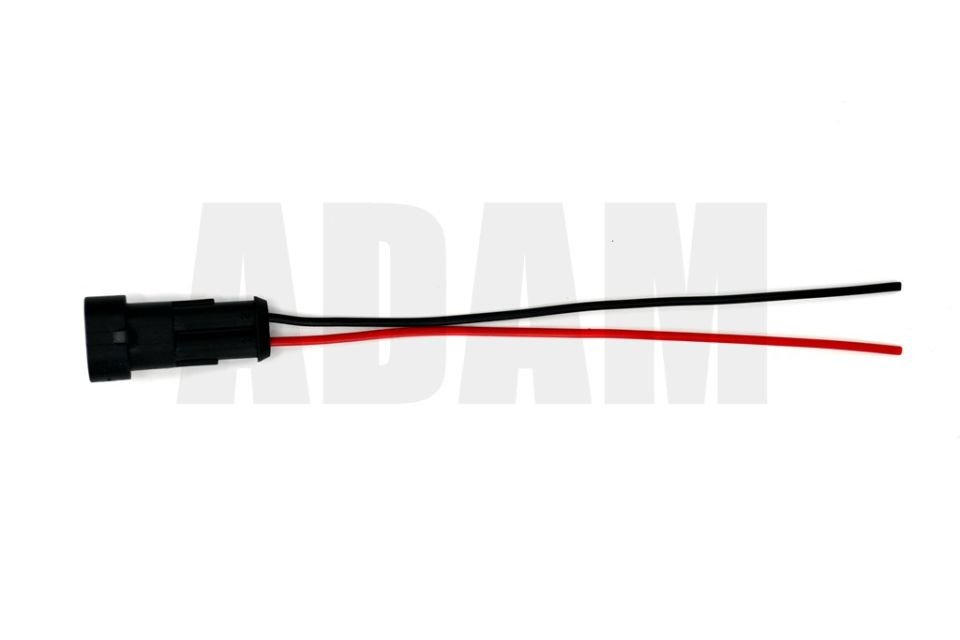 2 Kablolu Süper Seal Elektrik Bağlantı Soketi Dişi (Pinleri Erkektir) MT-SKT2024E