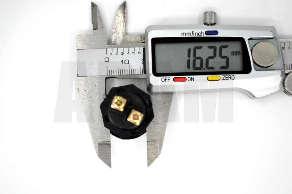 12V 5W 53 Ampullü Kırmızı Göz Lambası 17mm Gösterge İkaz MT-G17K