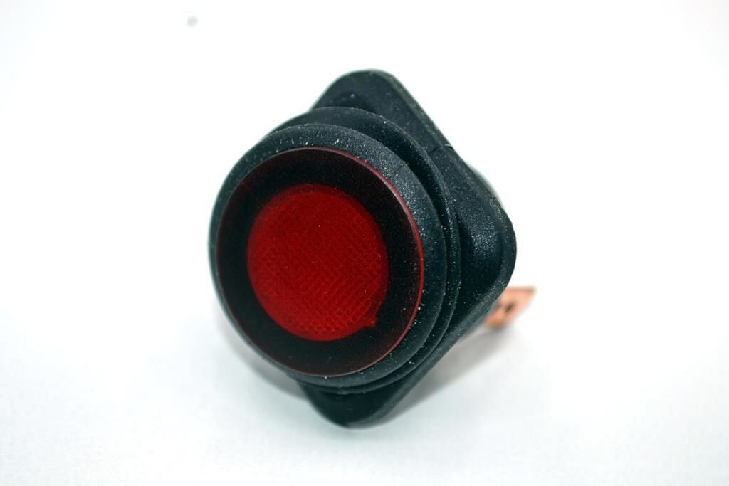 Su Geçirmez Anahtar Marine Rocker Switch Kırmızı Işıklı 12V 25A