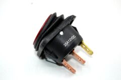Su Geçirmez Anahtar Marine Rocker Switch Kırmızı Işıklı 12V 25A