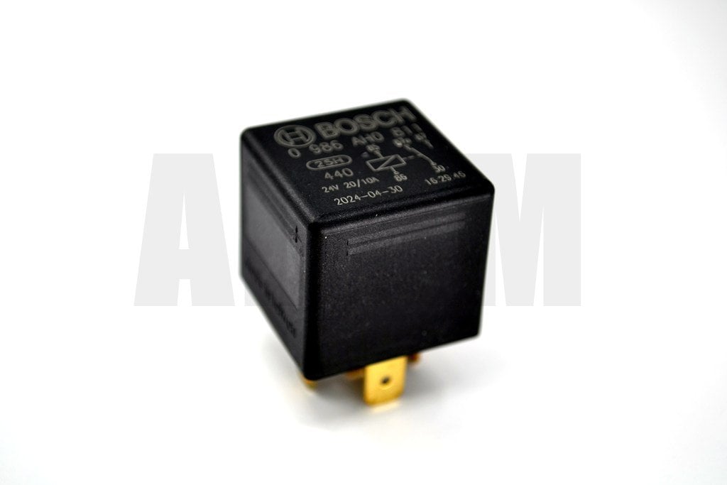 24V 20/10A Dirençli Çift Platin Mini Röle 5 Fiş Bosch Bosch 0986AH0811 Sapsız