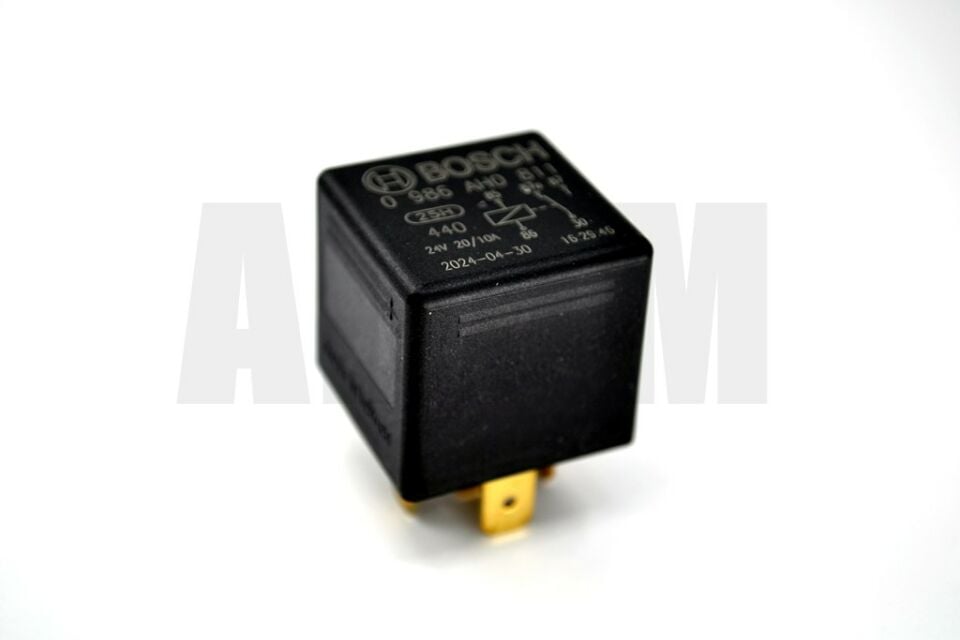 24V 20/10A Dirençli Çift Platin Mini Röle 5 Fiş Bosch Bosch 0986AH0811 Sapsız