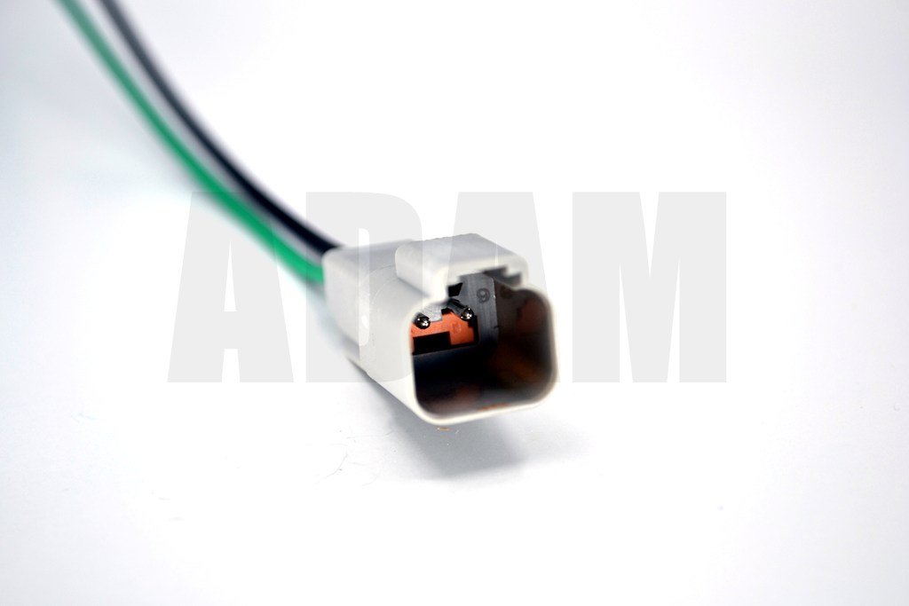 2 Pin Kablolu Deutsch Soket Elektrik Bağlantı Konnektörü Dişi (Pinleri Erkektir)