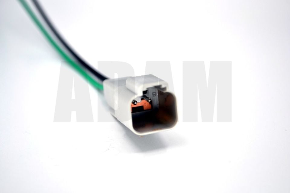 2 Pin Kablolu Deutsch Soket Elektrik Bağlantı Konnektörü Dişi (Pinleri Erkektir)