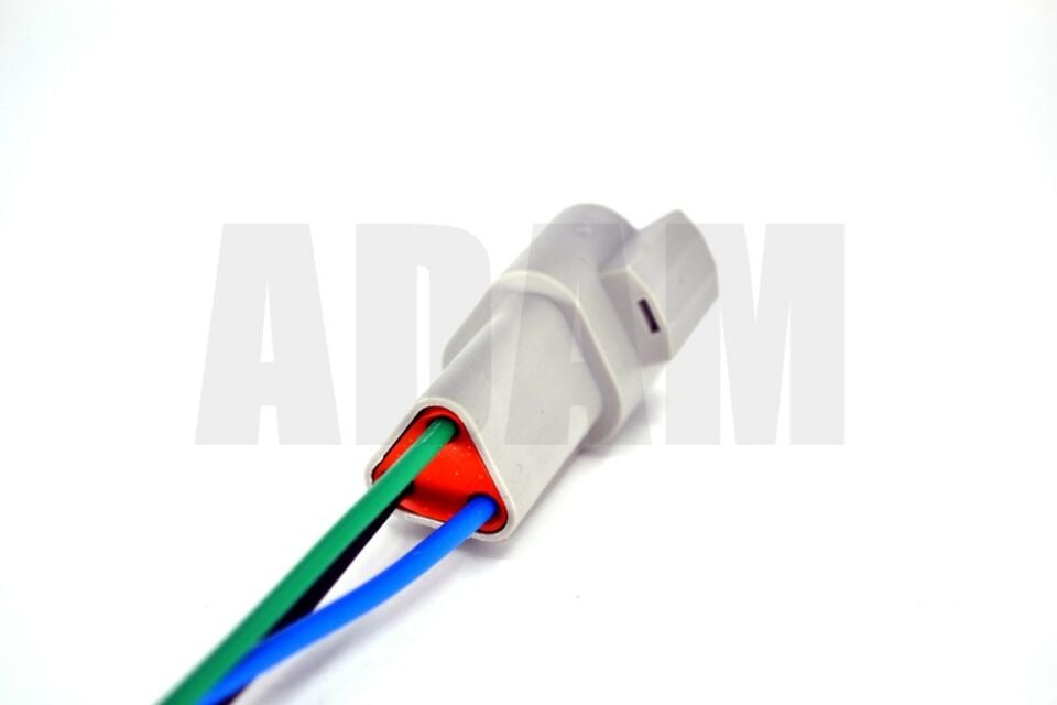 3 Pin Kablolu Deutsch Soket Elektrik Bağlantı Konnektörü Dişi (Pinleri Erkektir)