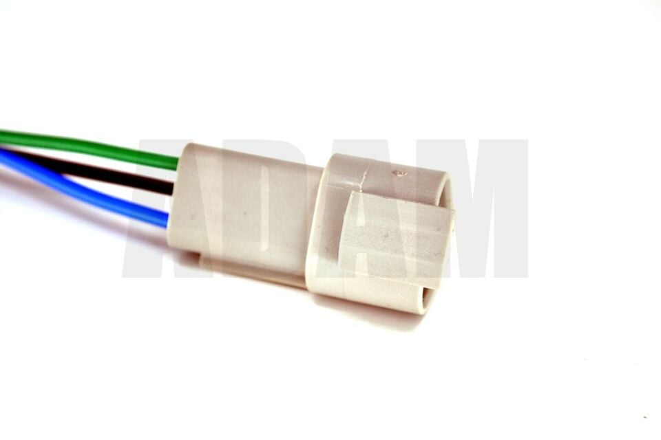 3 Pin Kablolu Deutsch Soket Elektrik Bağlantı Konnektörü Dişi (Pinleri Erkektir)