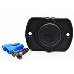 12V Usb Şarj Soketi Marine Karavan Sıvı Muhafazalı Panel