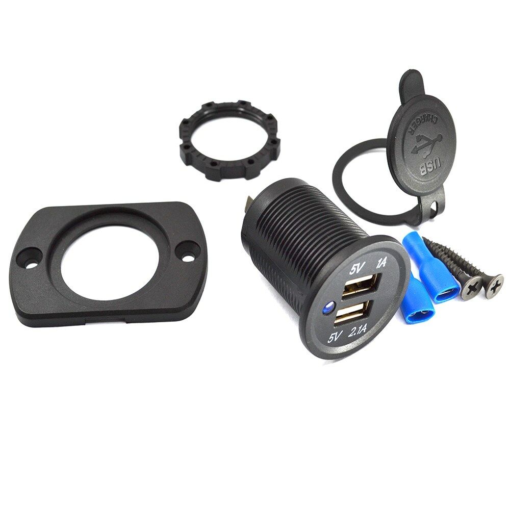 12V Usb Şarj Soketi Marine Karavan Sıvı Muhafazalı Panel