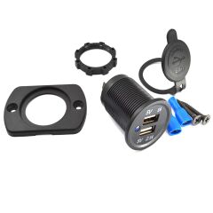 12V Usb Şarj Soketi Marine Karavan Sıvı Muhafazalı Panel