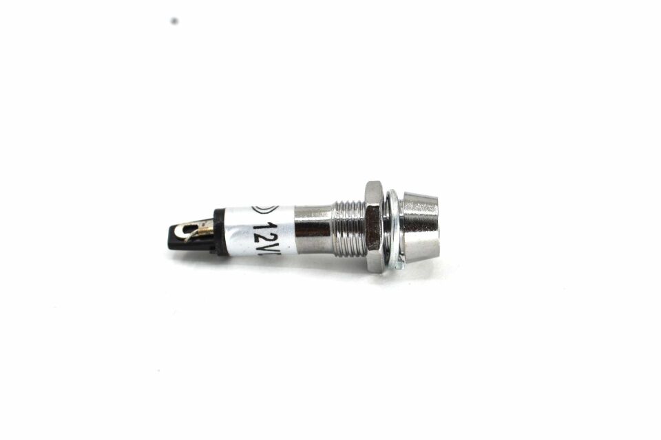 12V Mini Metal Göz Lamba Mavi Led Sinyal Uyarı Işığı MT-37