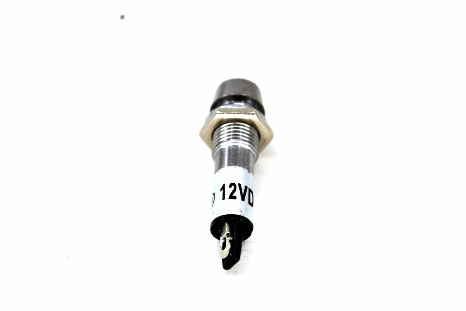 12V Mini Metal Göz Lamba Turuncu Led Sinyal Uyarı Işığı MT-38