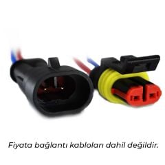 1 Takım 2 Fişli Demonte Süper Seal Erkek Dişi Elektrik Bağlantı Soketi