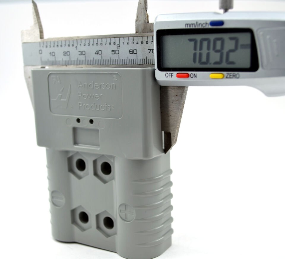 SBE160A Gri Anderson Elektrik Akü Soketi 35-50mm² 160A MT-SBE160AG