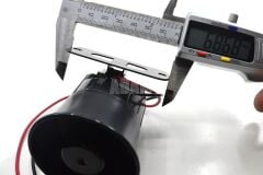 6 Ses Tonlu Suya Dayanıklı Mini Alarm Sireni 20W 12V 133Dba Carub